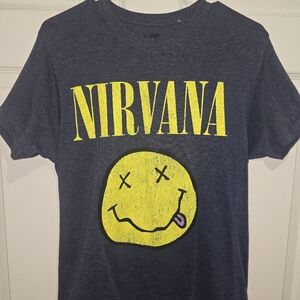 H&M Blue Graphic Tee